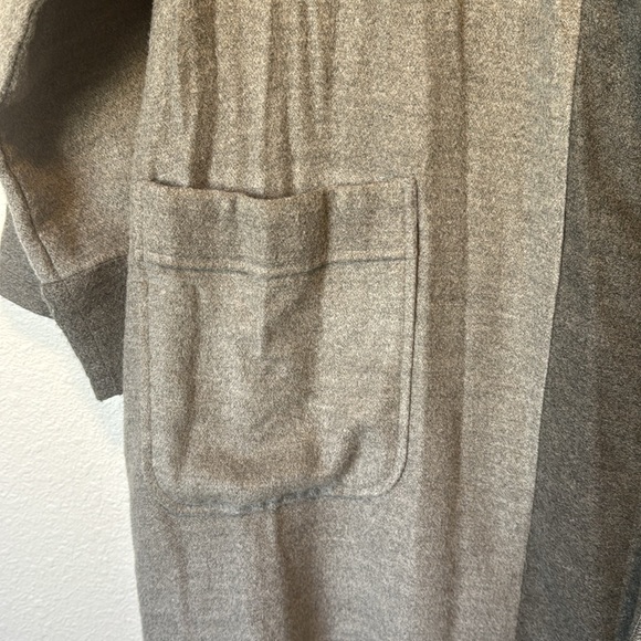 Pottery Barn Gray Open Front Robe - Picture 3 of 5